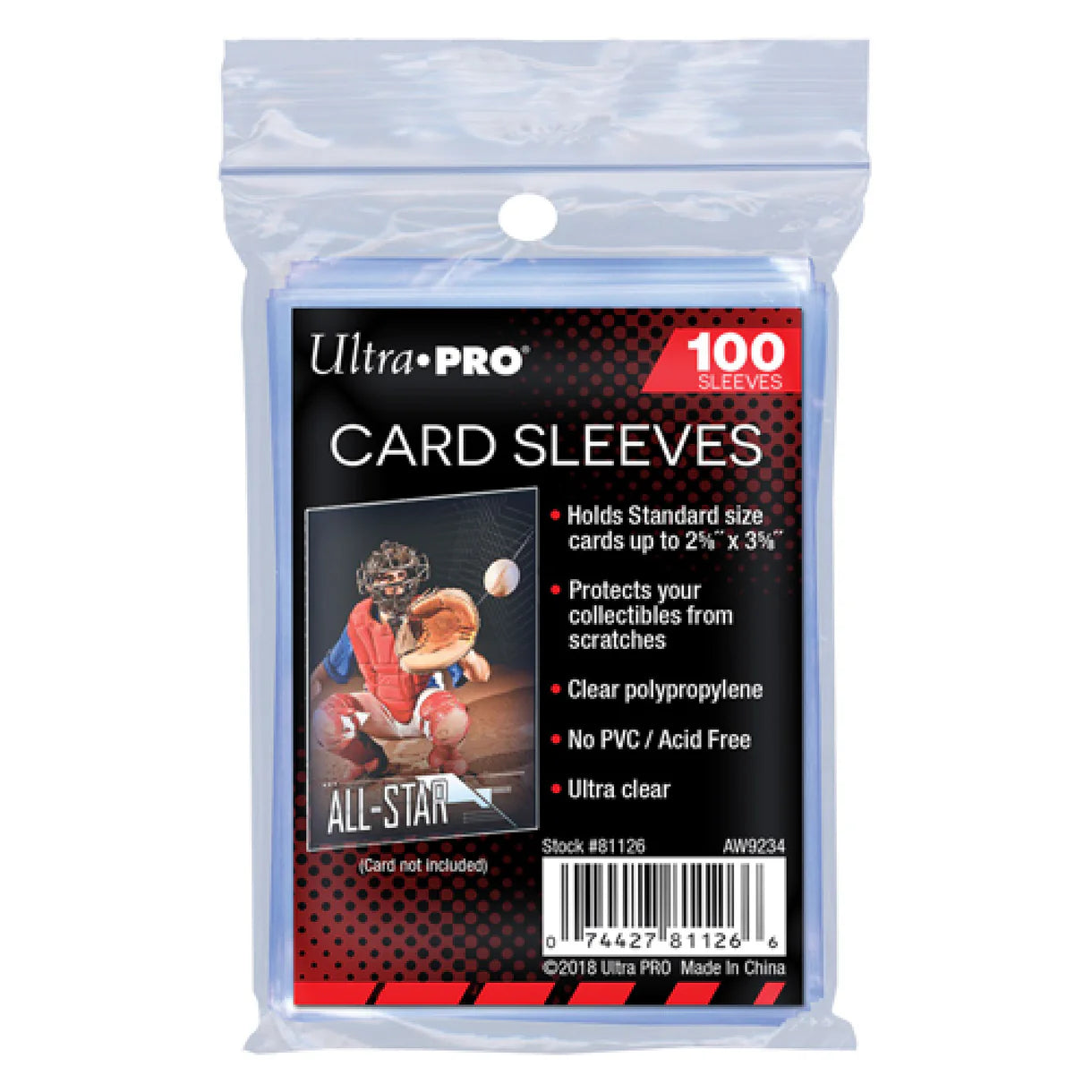 Ultra Pro - Standard Soft Sleeves Pack of 100